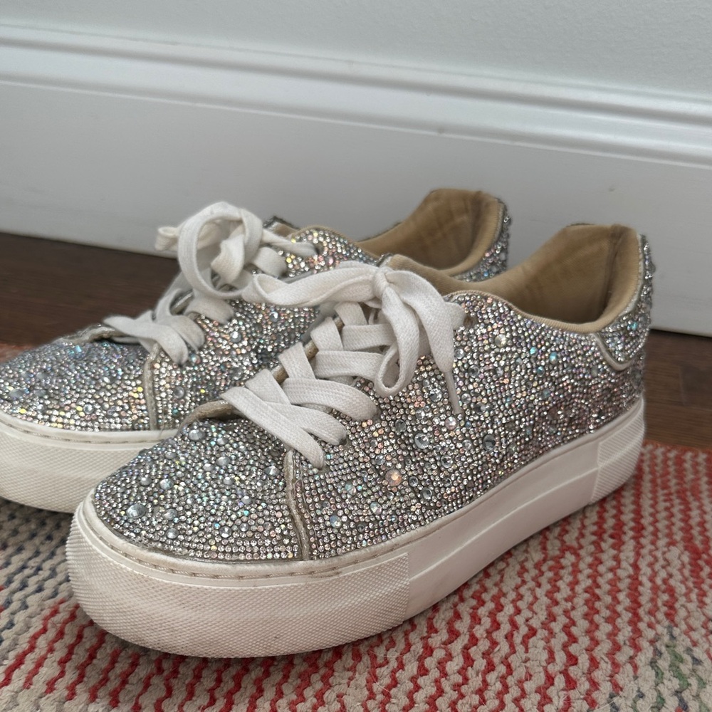 Sparkling Rhinestone Sneakers - Picture 5 of 10
